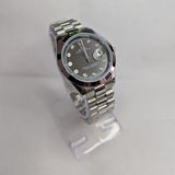 Classic Silver Chain Watch for Men