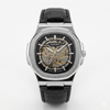 Skeleton Watch CASIRUI Automatic Dial Leather Strap
