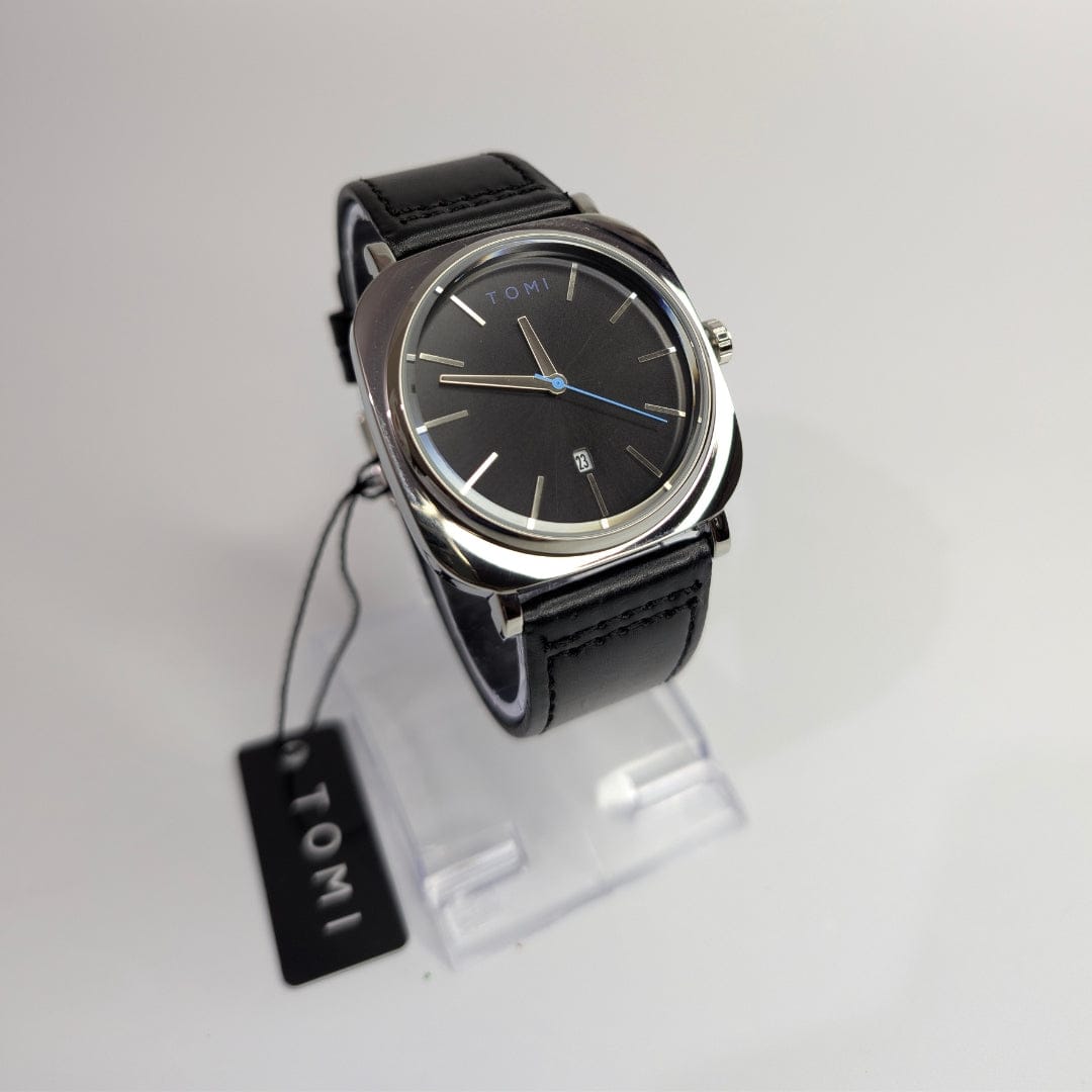 Tomi T-084 Watch Black Silver Business Class Watch