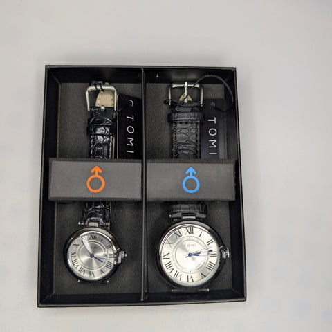 Tomi Couple Watch with White Dial