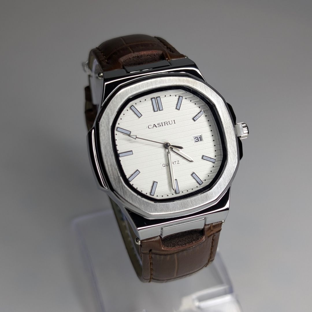 Casirui octagon leather watch for men – view 7