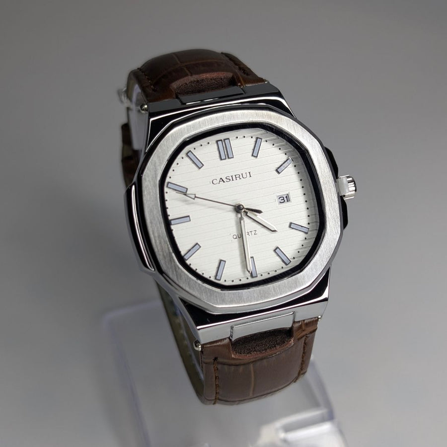 Casirui octagon leather watch for men – view 7