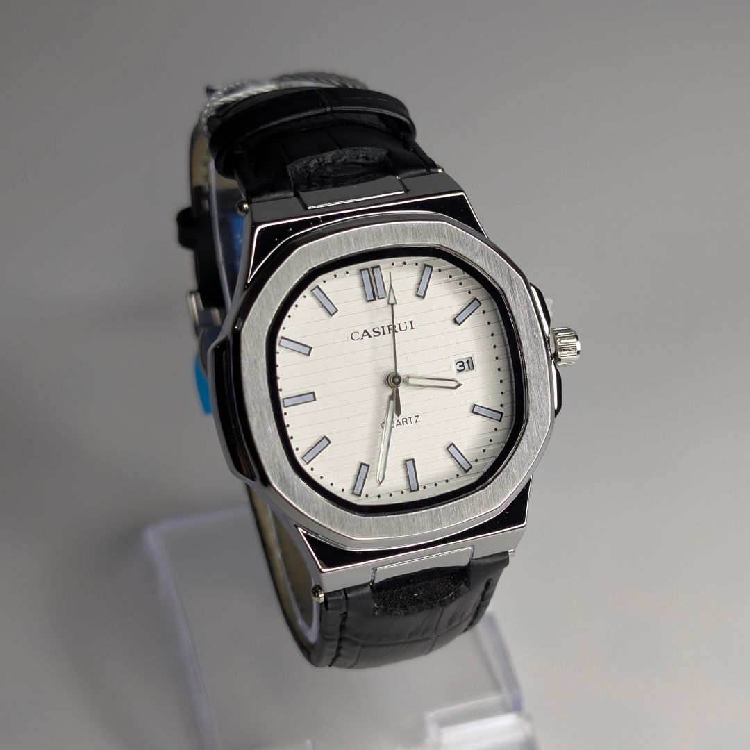 Casirui octagon leather watch for men – view 9