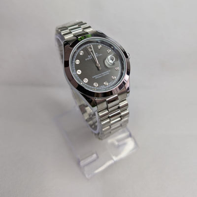 Classic Silver Chain Watch for Men