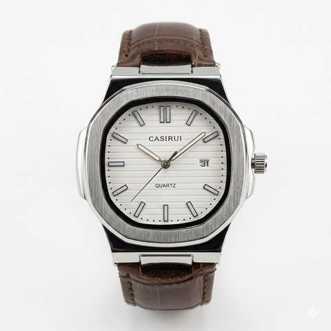 Casirui Leather Watch for Men