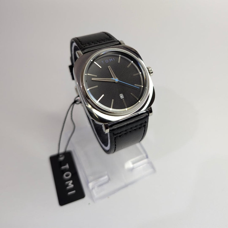 Tomi T-084 Watch Black Silver Business Class Watch