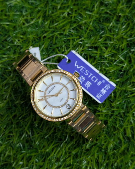 Watch WESTCI-II Gold chain with white dial