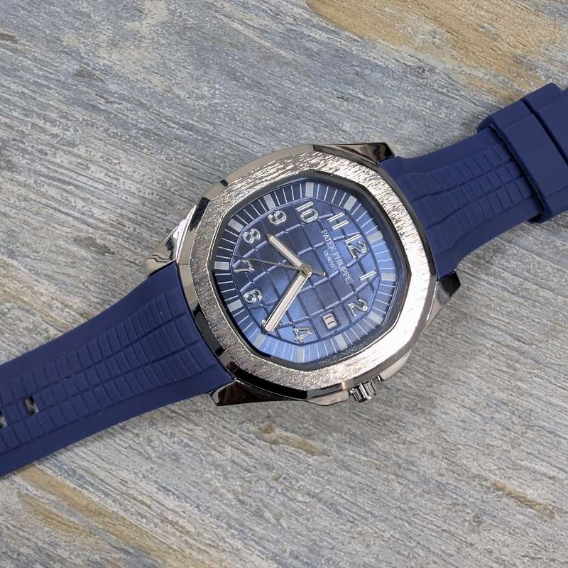 Strap Watch Patek Phillippe Black dial Watch - Image 2