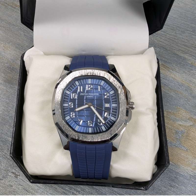 Strap Watch Patek Phillippe Black dial Watch - Image 3