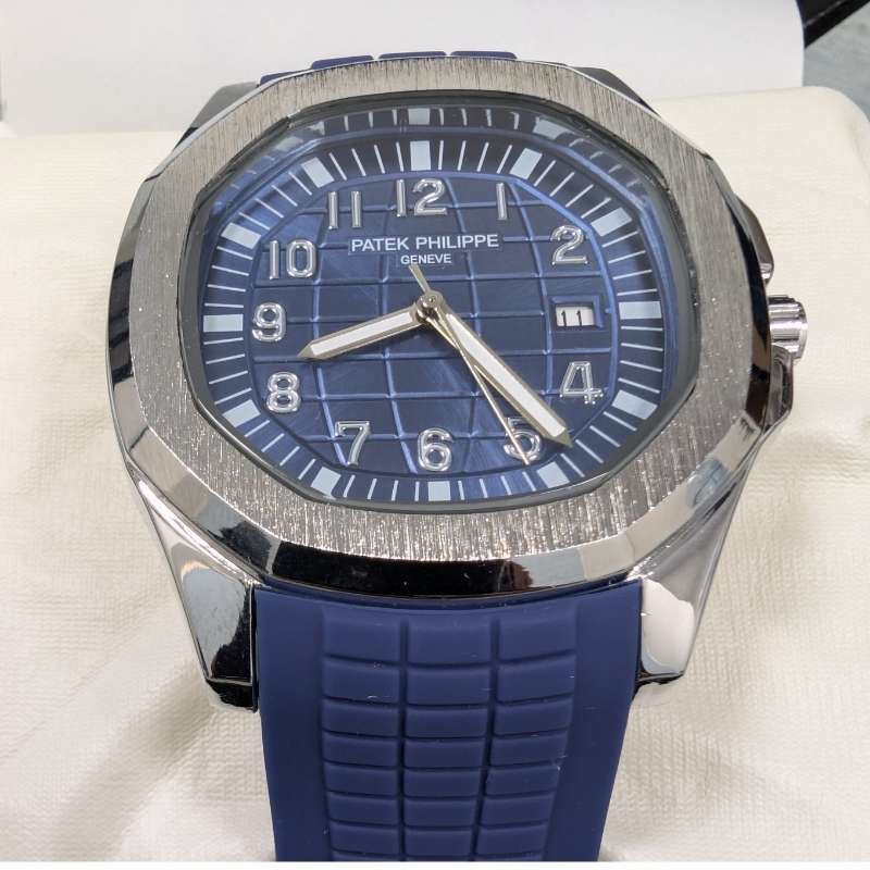 Strap Watch Patek Phillippe Black dial Watch - Image 4