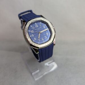 Strap Watch Patek Phillippe Black dial Watch