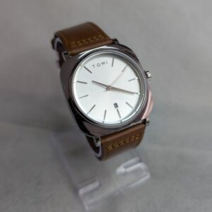 Tomi T-084 Watch Brown Silver Business Class Watch