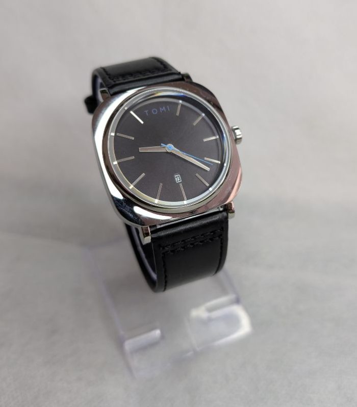 Tomi T-084 Watch Black Silver Business Class Watch