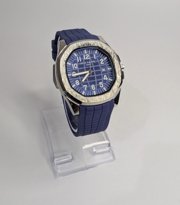 Strap Watch Patek Phillippe Black dial Watch